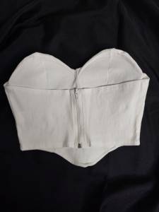 Cropped Corset Branco