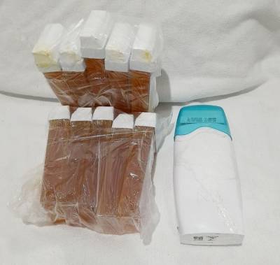 Kit Com 10 Ceras Depilatrias + Aquecedor Eltrico