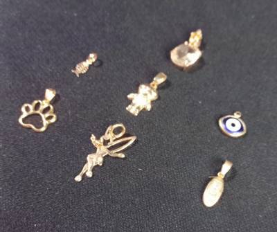 Pingentes Folheados 18k