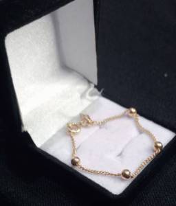 Pulseira De Beb Folheda