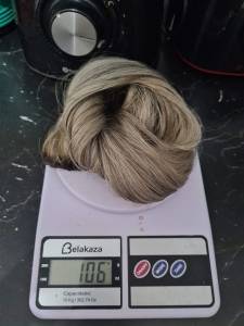 Cabelo Humano Loiro Mesclado