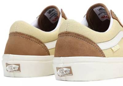 Tnis Vans Skate Old Skool Nubuck Canvas Brown Unissex.