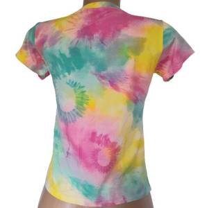 Camiseta Blusa T-shirt Tie Dye Colorida