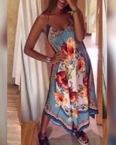 Vestido Leno Farm