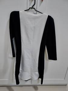 Vestido Preto E Branco