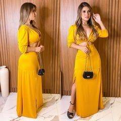 Conjunto Feminino Mostarda