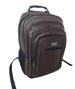 Mochila De Couro Masculina Nova Cabo De Ao