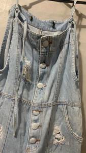 Macaco Jardineira Jeans 42