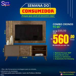 Combo Cromos Tv De 65 Polegadas