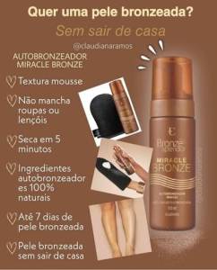 Mousse Autobronzeador Eudora ( Novo)