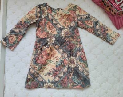 Vestido Infantil Inverno Up Baby Com Mangas Longas