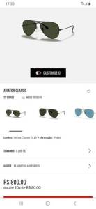 culos Ray Ban Original.