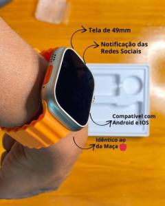 Smartwatch Kd99 Watch 8 Ultra Srie 8 - Pouco Usado, Pulseira De Brinde