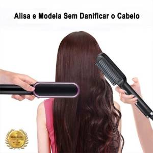 Escova Alisadora Profissional Original Grande Promoo
