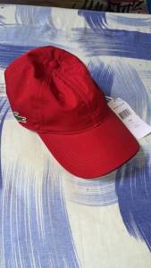 Bone Lacoste Sport Vermelho Nunca Usado