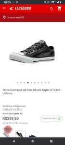 All Star Preto De Couro