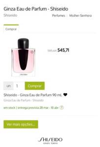 Shiseido Perfume Feminino