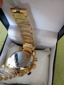 Relgio Bvlgari Skeleton Dourado A Prova Dgua