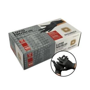Luva Nitrilica Sem Po G Preta Descarpack 100un 0434401