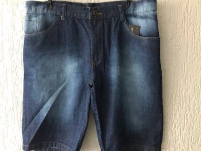 Bermuda Jeans Com Elastano Masculina