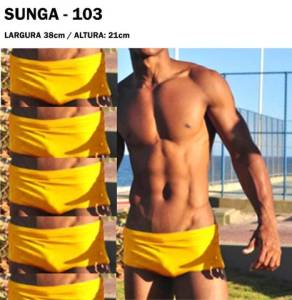 Sunga Amarela Tamanho P