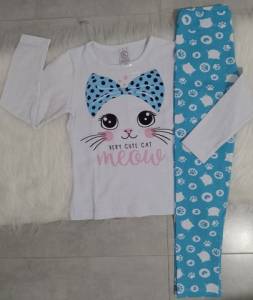 Conjunto Cotton Meia Estaao Feminino