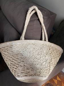 Bolsa De Palha Com Croch Nova
