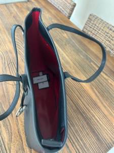 Bolsa Preta Marca Nine West Com Zper, Nova