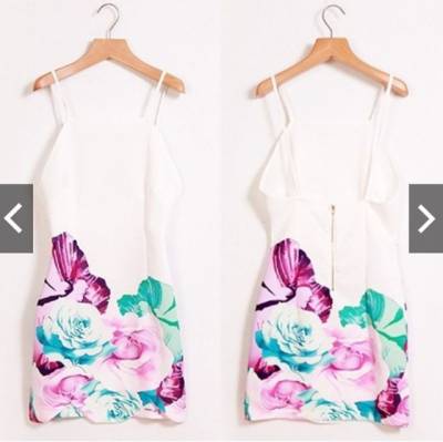 Vestido Feminino Estampado Alto Vero.