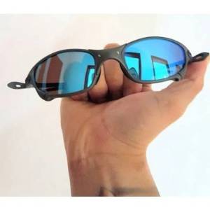 culos De Sol Juliet X Metal Lente Azul Claro Polarizado