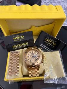 Relgio Invicta Dourado