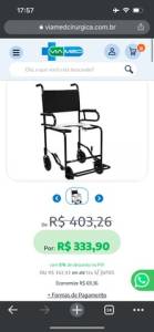 Cadeira De Banho Com Rodas