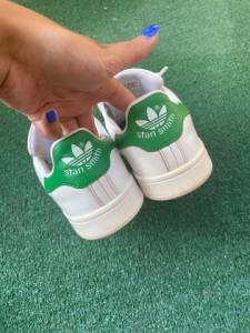 Tenis Stan Smith Branco Couro Adidas