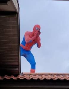 Fantasia Homem Aranha Adulto 1.80m
