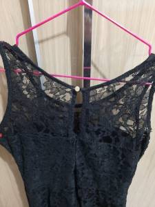 Vestido De Renda Preto