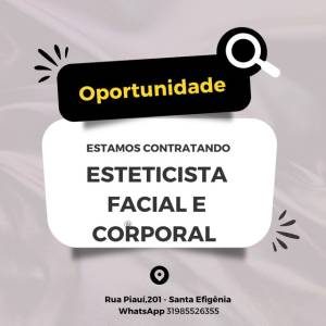 Vaga Esteticista
