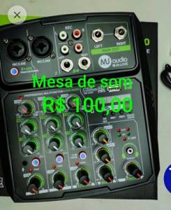 Mesa De Som 4 Canais