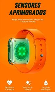 Smartwatch Iwo T800 Ultra: Medidores De Sade E Exerccios (promoo)