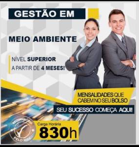 Curso Superior Sequencial De Gesto Em Meio Ambiente