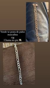 Prata De Pulso Masculina