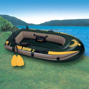 Barco Bote Inflavel 2 Pessoas Cap:200 Kg 1,88m X 1,14m