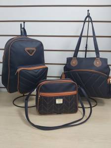 Kit Bolsas Mochilas Bolsinhas Feminina