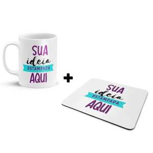 Para Sua Empresa Camiseta Caneca Mousepad