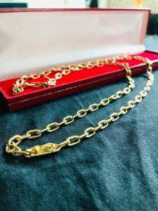 Vendo Cordo Cartier Cadeado Em Ouro 18kl
