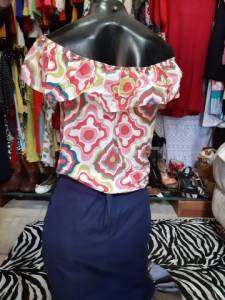 Blusa Ombro A Ombro - 12/14 Anos