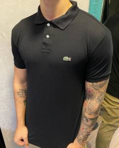 Camisa Polo Masculina Bsica Preta Branca Cinza Premium