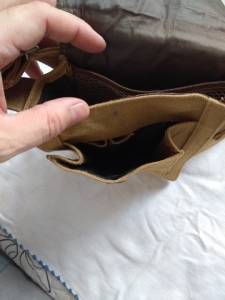 Bolsa De Lona E Couro