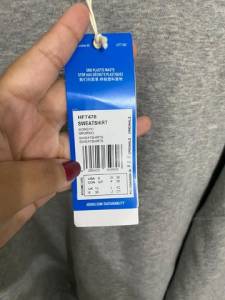 Moletom Adidas Cinza