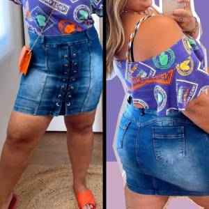 Mini Saia Plus Size- 50 E 54