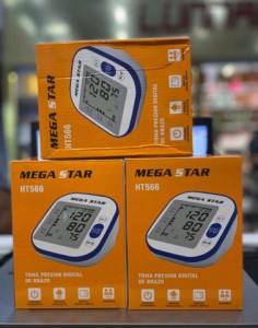 Medidor De Presso Arterial Monitor Brao Digital - Megastar Ht566 Branco / Azul